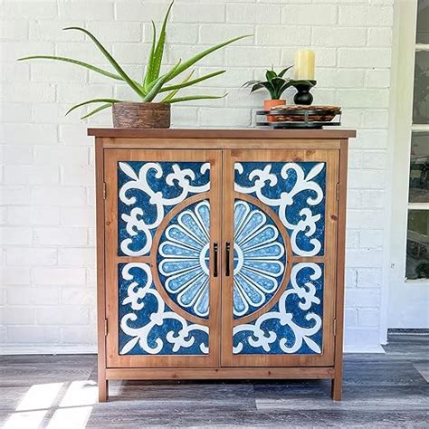 Amazon Phi Villa Accent Cabinet With Doors Small Buffet