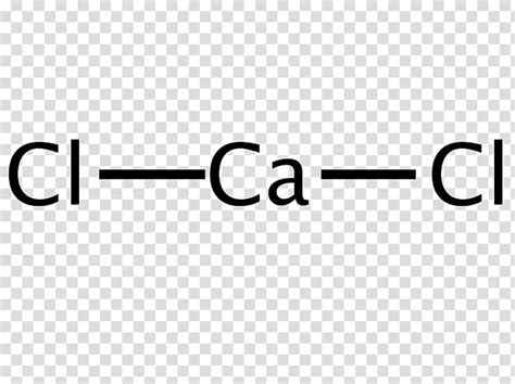 Calcium Chloride Lewis Structure Chemistry Ionic Bonding Transparent