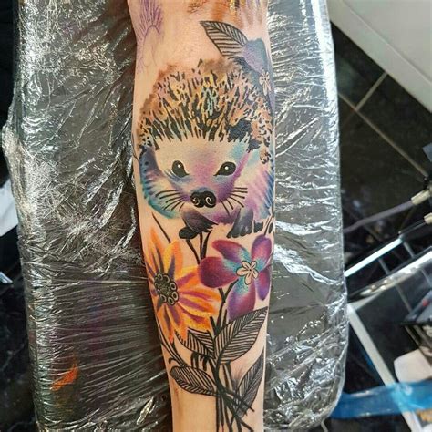 Tattoo Done By Tattoobeynur Erizo Puercoespin Colourtattoo