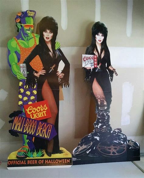 Elvira Mistress Of The Dark Coors Light Cardboard Cutout Standup