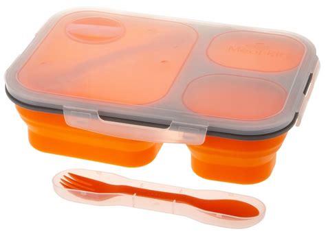 POJEMNIK na Żywność SILIKONOWY Składany LUNCH BOX 12641530249