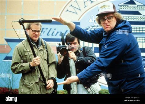 MICHAEL MOORE, ROGER and ME, 1989 Stock Photo - Alamy