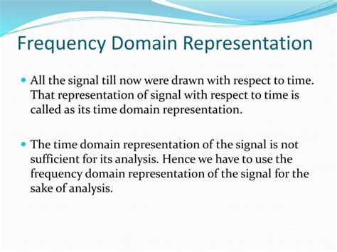 Frequency Spectrum Of Periodic Signal Ppt