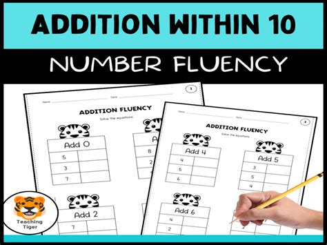 Number Bonds Within 10 Worksheet Set Comprehensive Addition Practice