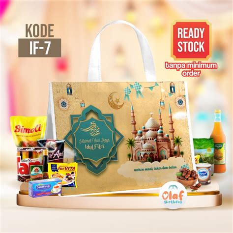 Jual Tas Parcel Lebaran Bingkisan Sembako Idul Fitri Hampers Bingkisan