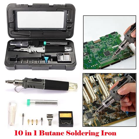 Butane Soldering Iron Kit Gas Soldering Iron Set Welding Torch Pen