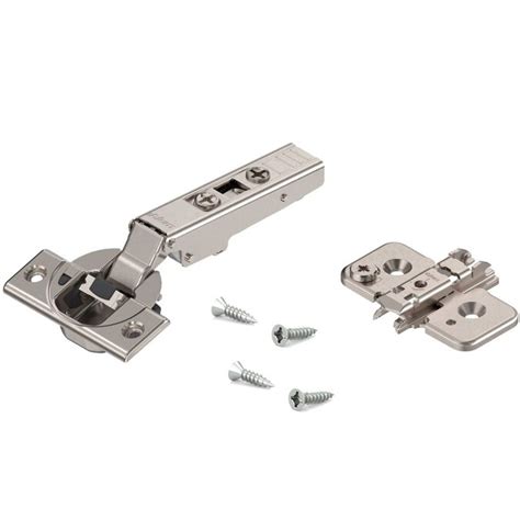 Richelieu Full Nickel Plated Self Closing Soft Close Concealed Cabinet Hinge In The Cabinet