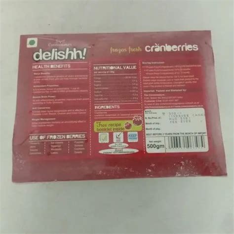 A Grade Fresh Cranberries Packaging Type Box Packaging Size G At