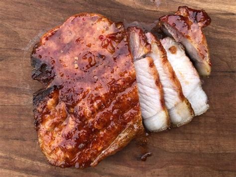 Smoked Pork Chops Pit Boss Z Grills Traeger With Sweet Chili Glaze