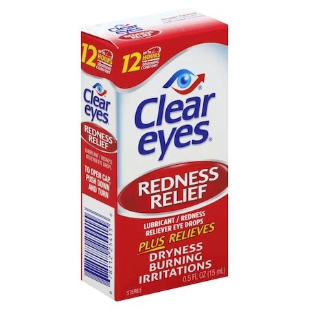 Clear Eyes Redness Relief Eye Drops 520357 | Zoro