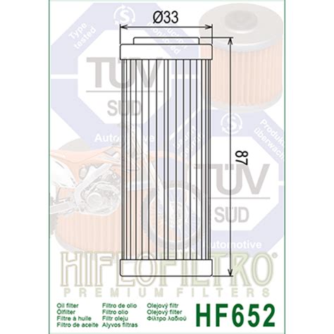 Oil Filter HF652 CafeRacerWebshop