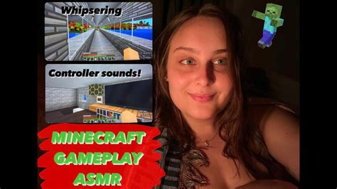 Asmr Play Minecraft With Me Whispering Controller Sounds Youtube