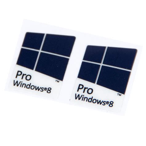 Naklejka Sticker Windows 8 PRO Blue 17 X 23 Mm ABCDEAL PL