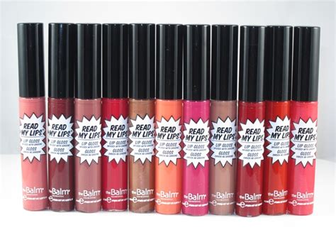 The Balm Read My Lips Lip Gloss Review Swatches Musings Of A Muse