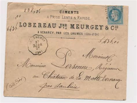 Lettre Illustration Venarey Convoyeur Les Laumes Cote D Or France Cover