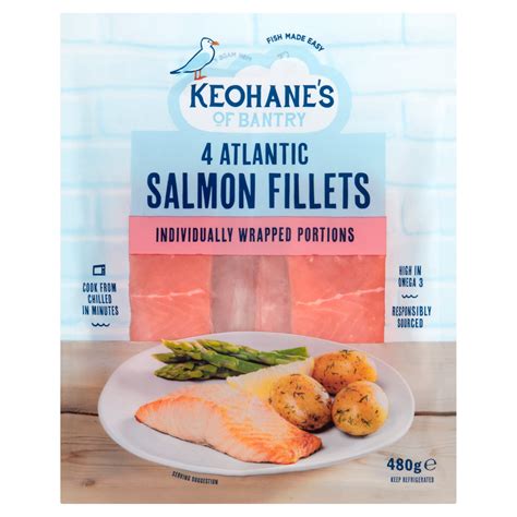 Keohane S Salmon Fillets 480 G