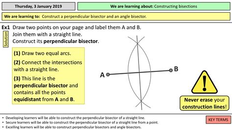 Perpendicular And Angle Bisectors Scaffolded Notes By Teach Off