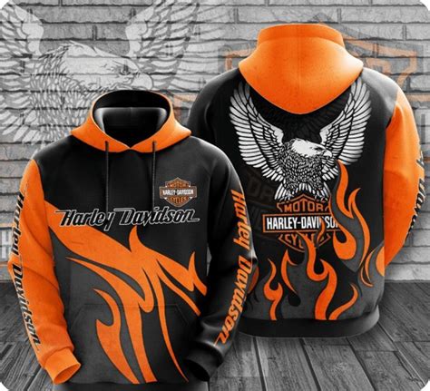 Harley Davidson Hoodie Design 3d Full Printed Sizes S 5xl Naaf221