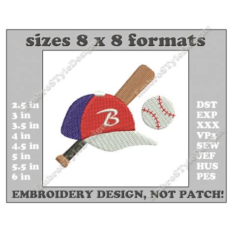 Baseball Embroidery Designs Easy Download