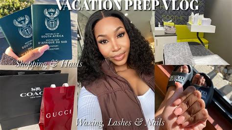 Vacation Prep With Me Wax Nails Lashes Shopping Hauls And More