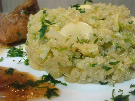 Risoto De Quinoa Abobrinha Italiana E Champignon Chef Fininho