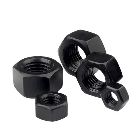 China Hex Nut With Black Oxide Grade 8 10 12 DIN934 Coarse Thread Fine