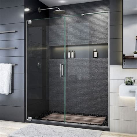 Dreamline Unidoor 24 Inch X 72 Inch Frameless Hinged Pivot Shower Door