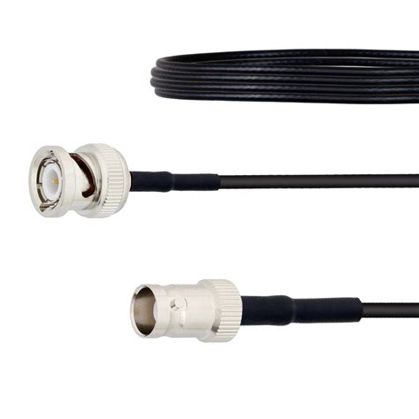 Low Loss Bnc Male To Bnc Female Cable Lmr 100 Coax In 60 Inch