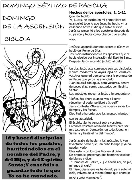 Ascension del Señor ciclo A pdf