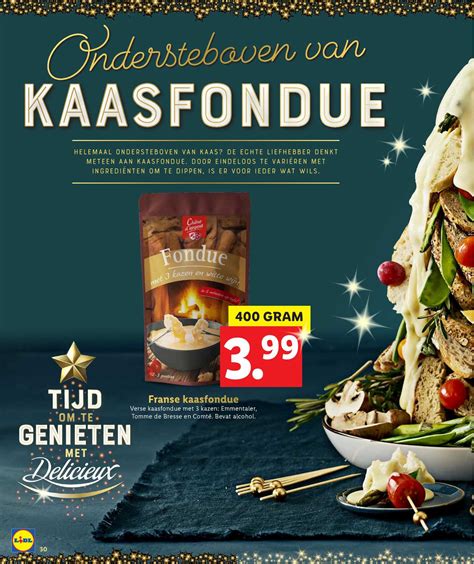 Franse Kaasfondue Aanbieding Bij Lidl Folders Nl