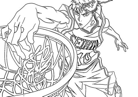 Omalov Nka Taiga Kagami From Kuroko No Basket Coloring K Vytisknut Zdarma