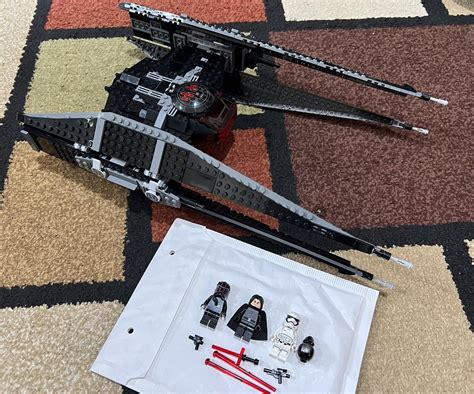 Lego Star Wars Kylo Rens Tie Fighter Complete No Box Or Manual