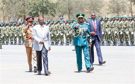 Photos Ruto Presides Over Pass Out Parade Of Nys Graduates