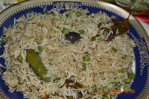 Peas Rice (Mattar Palao) | Haffa's kitchen adventures