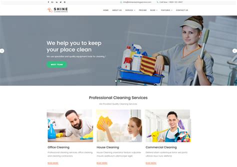 Cleaning Service Website Template