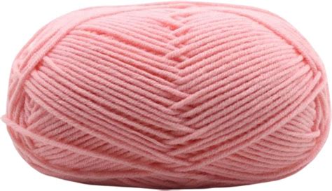 Amazon LAPUTA Cotton Yarn Knitting Wool Yarn Ultra Soft 4Ply Milk