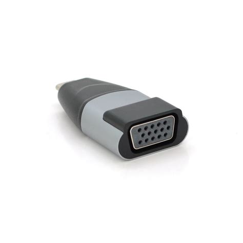 Переходник Type-C (папа)/VGA(мама), Black — Купить Недорого на Bigl.ua ...