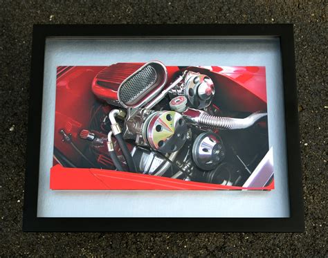 Hot Rod Small Block Chevy Engine 3 Dimensional Shadowbox Etsy