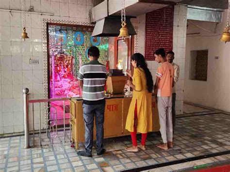 Crowds Of Devotees Gathered In The Decorated Goddess Temples On Chaitra