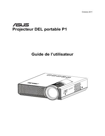 Asus P Projector Mode D Emploi Fixfr