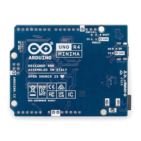 Arduino UNO R4 Minima ABX00080 Renesas RA4M1 USB CCANDAC 12ビット