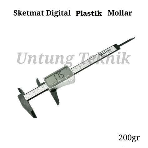 Jual Digital Caliper Jangka Sorong Alat Ukur Sigmat Sketmat Digital