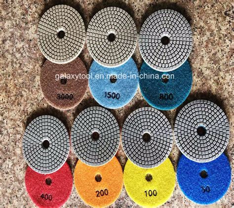 Mm Wet Diamond Polishing Pad For Tiles Granite And Marble