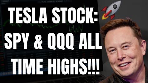 TESLA STOCK SPY QQQ ALL TIME HIGHS TSLA SPY NVDA AAPL QQQ