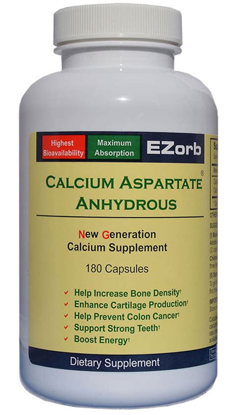 EZorb Calcium Aspartate Anhydrous - Stimulate Bone Growth