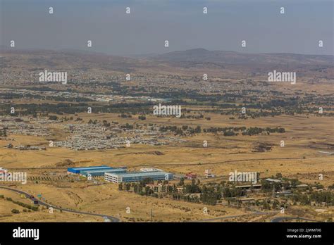 Aerial View Of Mekele Ethiopia Stock Photo Alamy
