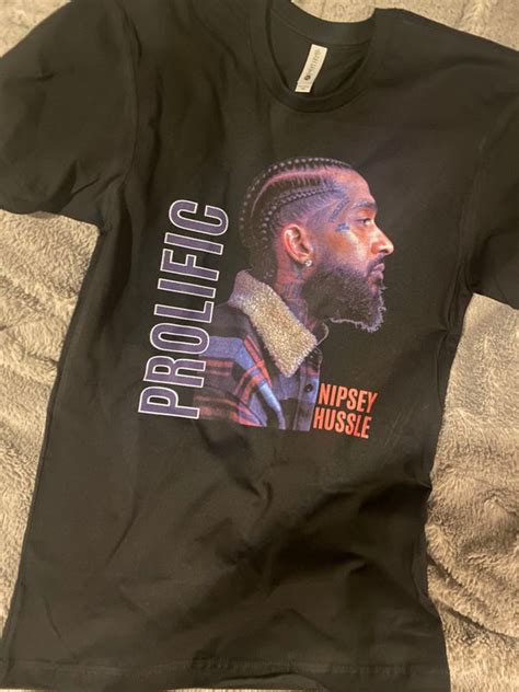 Nipsey Hussle Prolific T Shirt Unisex Etsy