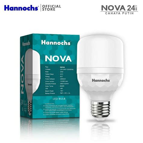 Jual Hannochs Lampu Led Nova Watt Cahaya Putih Shopee Indonesia