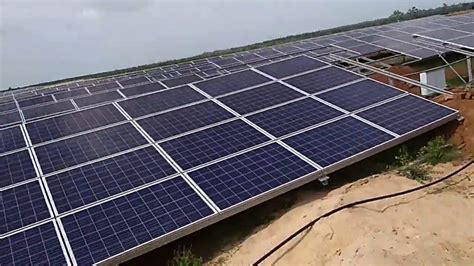 10 Mw Solar Power Plant In West Bengal Wbsedl Youtube