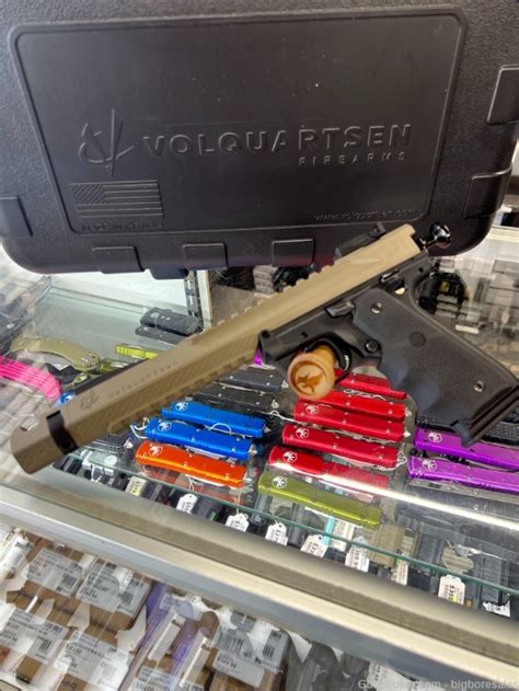 LIKE NEW Volquartsen Black Mamba FDE 22LR 6 Barrel Semi Auto